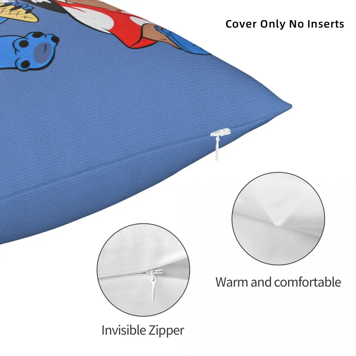 ليلو وستيتش أكل الآيس كريم رمي غطاء وسادة وسائد البوليستر للأريكة غطاء وسادة مخصص ديكور المنزل