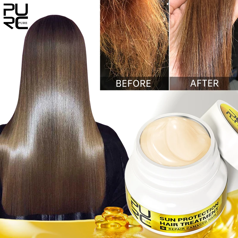 

PURC Magical Hair Mask Smoothing Straightening Keratin Hair Treatment Repair Damaged Nourish Hair Care