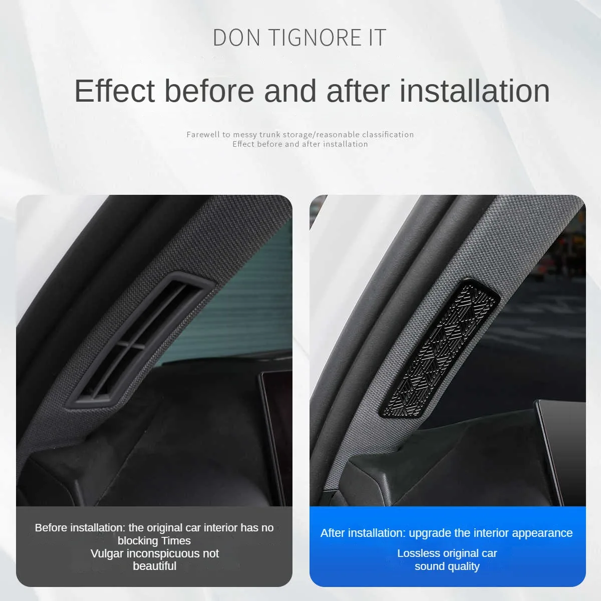 لسيارات BMW 5 Series i5 G60 G68 2024 باب السيارة عمود مكبر الصوت منفذ الصوت غطاء لوحة ملصق مائي ملصق معدني ملحقات داخلية