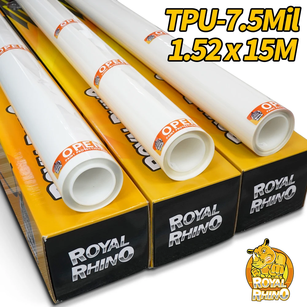 Royal Rhino PPF Highest Quality Paint Protection Film Glossy Transparent TPU Film Self Healing Anti-Yellow Car Accessories