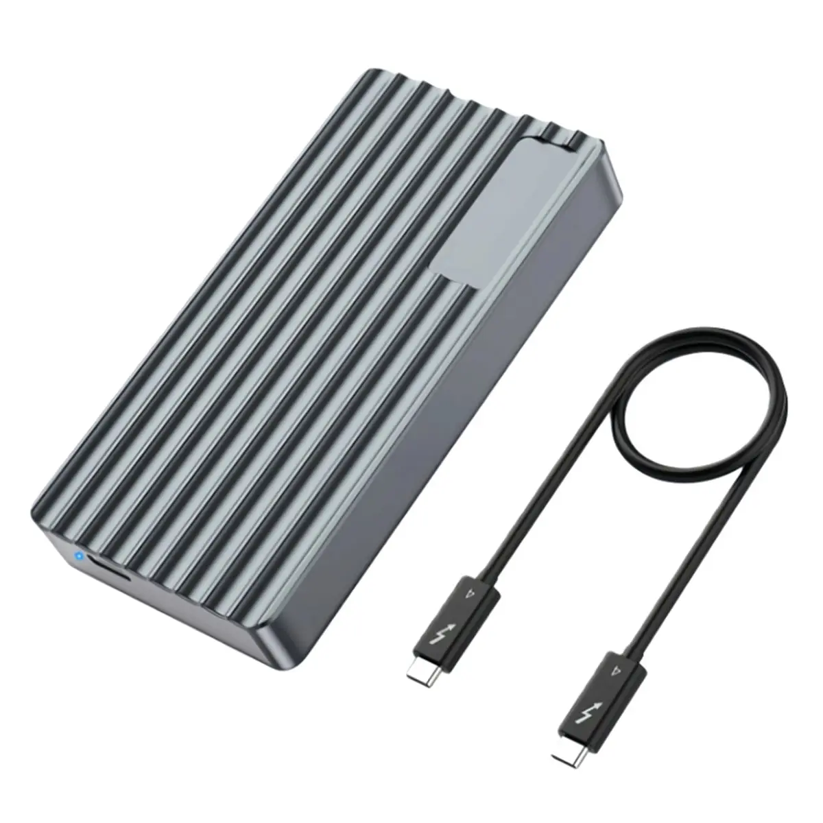 PROFESSIONAL USE USB4 40Gbps M.2 NVMe Case M2 SSD Enclosure Compatible for 4 3 Nvme Reader SSD Housing Hard Drive Box