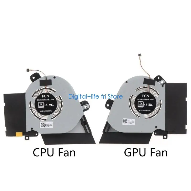 

E06D для ноутбука ROG Zephyrus M GU502 Вентилятор охлаждения процессора 12 В 1 А 4-контактный радиатор графического процессора