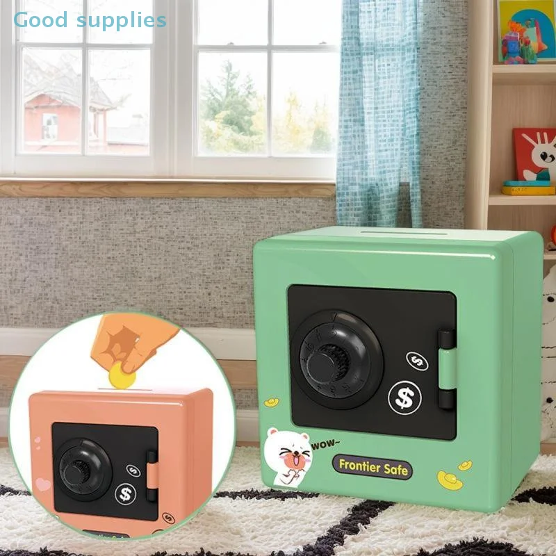 Mini coffre-fort ATM, tirelire créative, mot de passe, pièces de monnaie numériques, dépôt d'argent, sécurité pour enfants, coffre-fort, meilleur cadeau du nouvel an