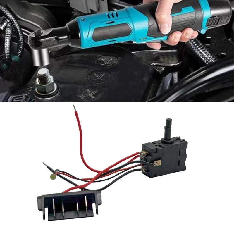 Replacement Control Unit for Power Wrench Service, Light Cable, Plastic Body, Metal Contacts, Tool Repair Part M4YD