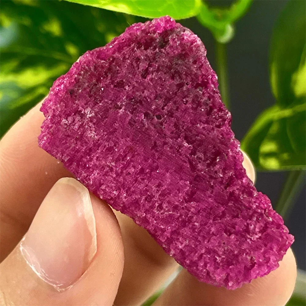 Natural Stones Red Corundum Ruby Crystal Specimen Wicca Raw Mineral Healing Gemstone Aquarium Decoration  Home  DIY Jewelry Maki