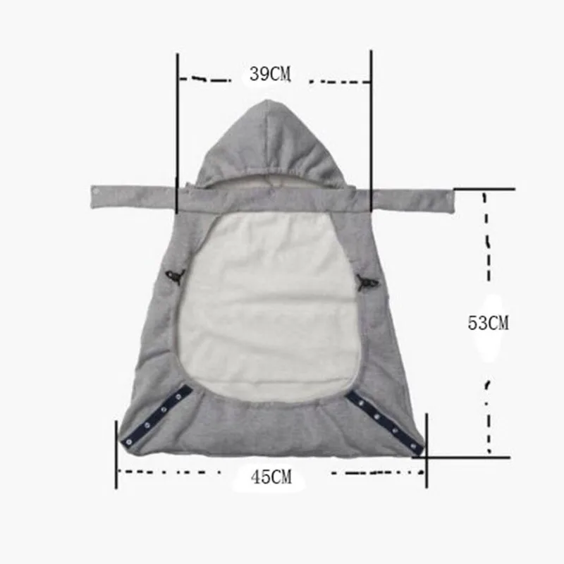 Infant Baby Carrier Wrap Cloak Sling Winter Warm Cover Blanket Cape Backpacks Baby Carrier Cloak Baby Cloak Pack Outdoor Play