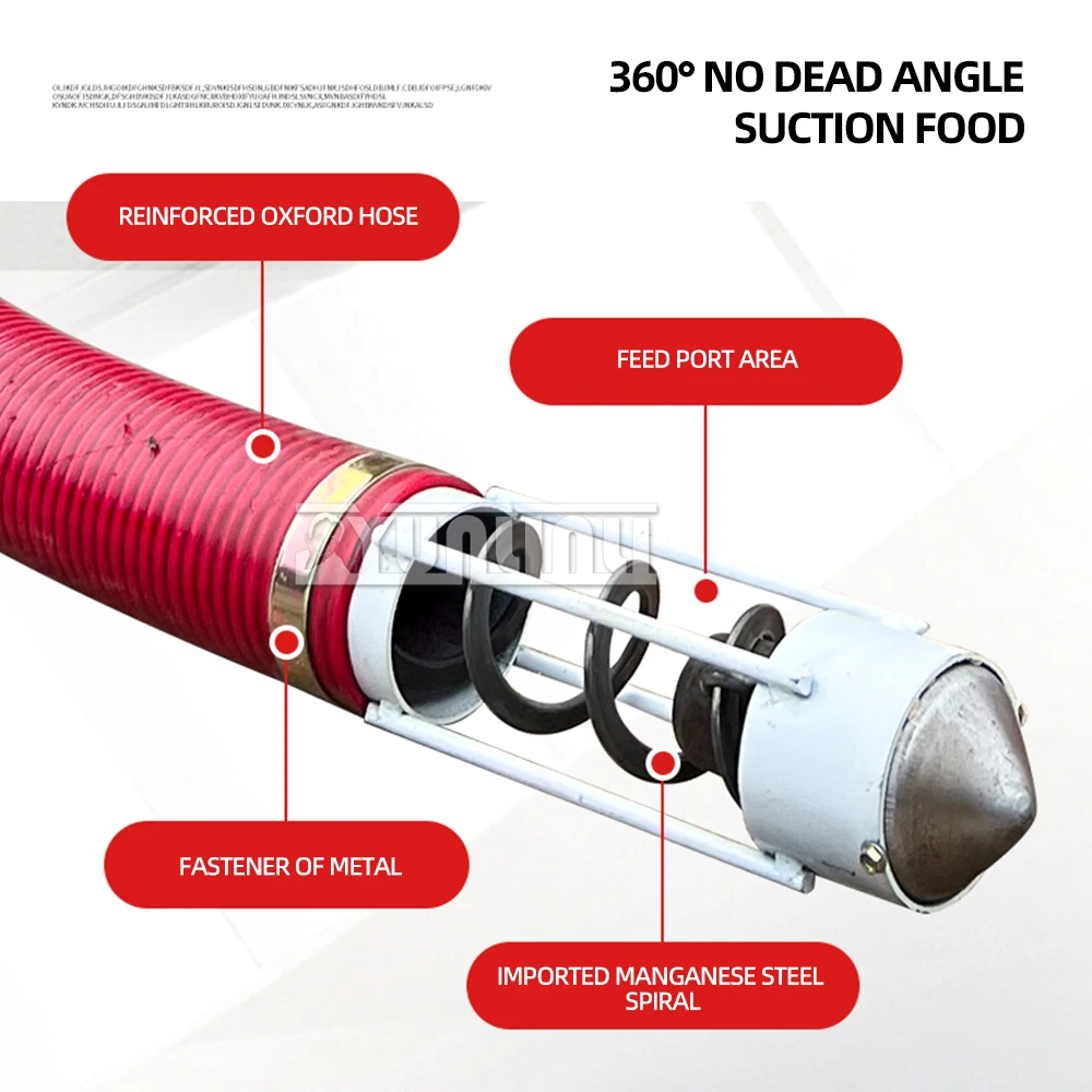 48v60V Battery Grain Suction Machine Household Grain Pumping Suction Machine Screw Conveyor