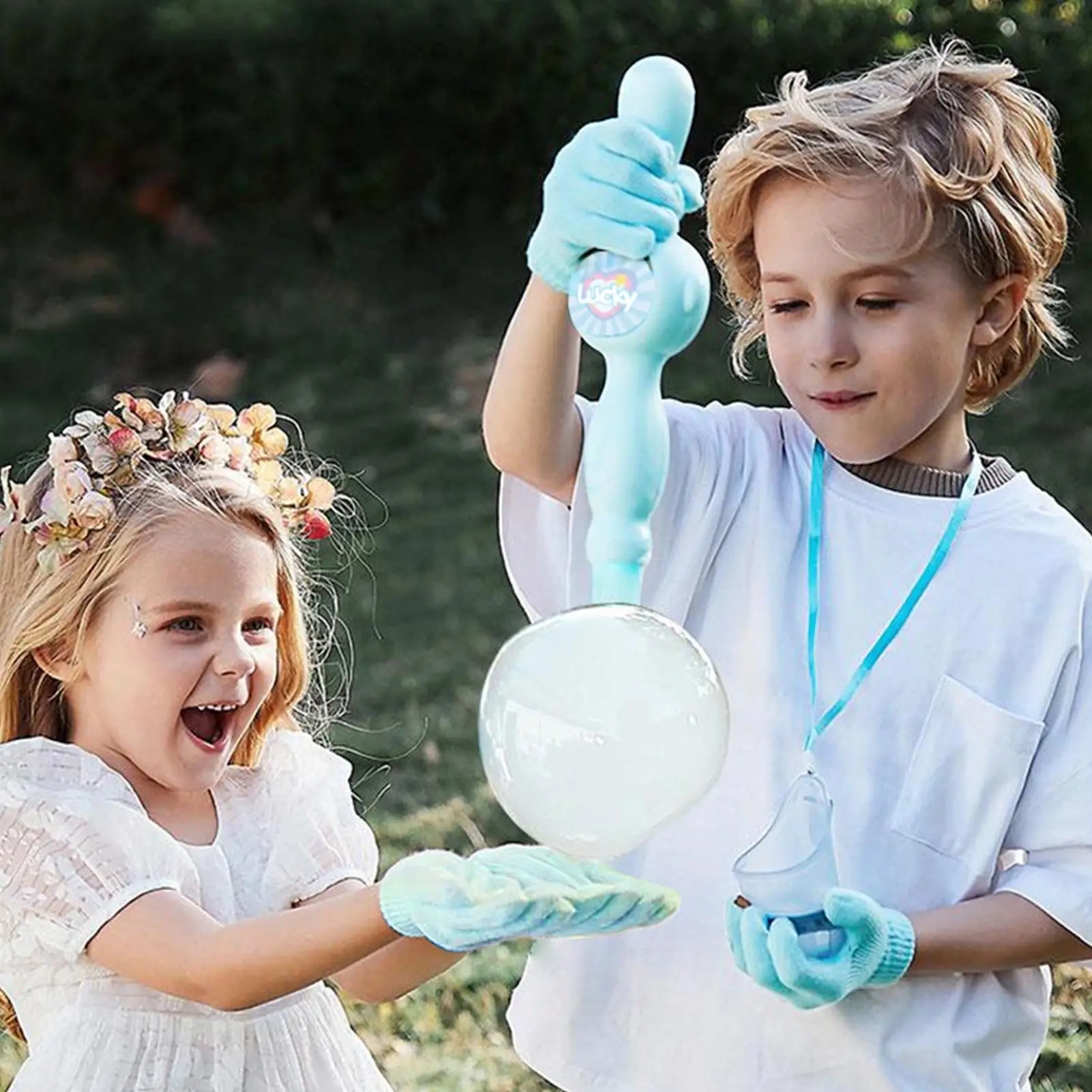 베이비 버블스 버블건 휴대용 전동 장난감 비누방울 기계 완드 장난감 야외 어린이 장난감 어린이날 선물