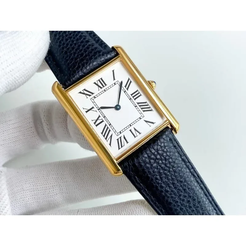 VIP2024 Top Imported Genuine Leather 42mm Tank Series Men\'s Luxury Noble and Exquisite Watch Luxury Watch Automatic Watch