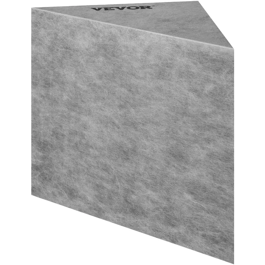 VEVOR Tile Shower Seat 22.4x16x20 Ready Tile Waterproof Leak-Proof Corner Seat 440lbs Load-Bearing Triangular Grey