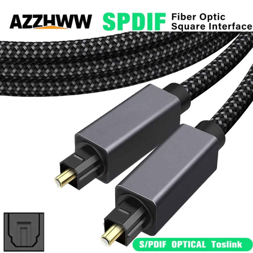 Digital Optical Audio Cable 3m Toslink SPDIF Coaxial Cable for Amplifiers Blu-ray TV Xbox PS4 Soundbar Home Cinema Fiber Cable