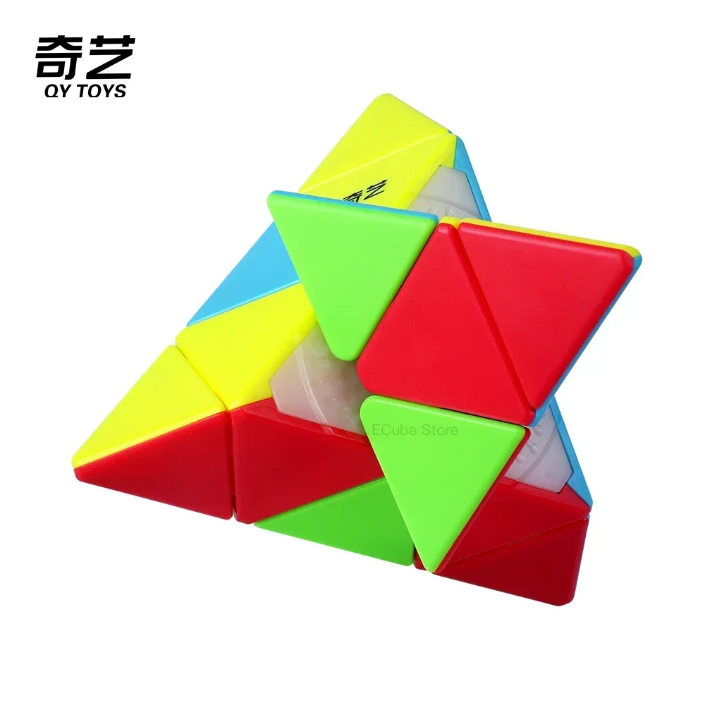 [ECube] QiYi QiMing S3 Pyraminx zaktualizowana magiczna kostka profesjonalna Cubo Magico Puzzle zabawka dla dzieci prezent puzzle dla dzieci