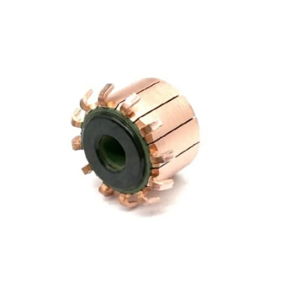 Brand New Commutator Electric Motor Silver Copper Wear Resistance 12P Teeth Gear 9*23*17.5(18)mm High Hardness