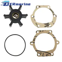 For Johnson 09-810B-1 Jabsco 653-0001 or Yanmar F4B 128990-42200 Sea Water Pump Impeller Kit Replace for Volvo 876097 CEF 500101