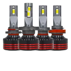 M8 PRO Car headlights LED headlights 9005、HB3、9006、HB4、H4、H7、100W、40000LM、CSP、3570、H1、H11、H8H9、HEADLIGHT、CAR、6000K、6500K1PCS