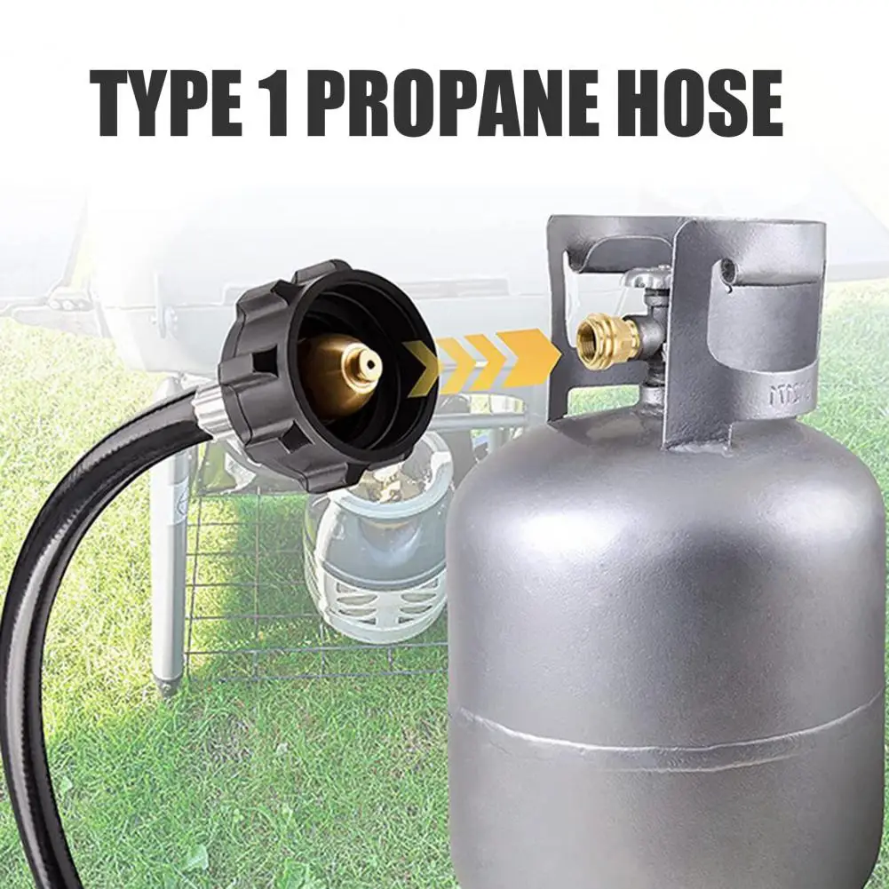 Manguera adaptadora de combustible de propano de 6/12 pies con filtro para calentador Buddy adaptador QCC1/Type1 conectar adaptador de tanques de propano de 20-45 Lb