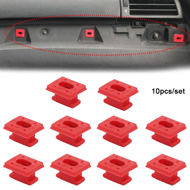 

For BMW 3 7 X3 Series E46 E65 E83 51458266814 Interior Dash Trim Clips Grommets Holder Fixing Buckles Fixed Clamp