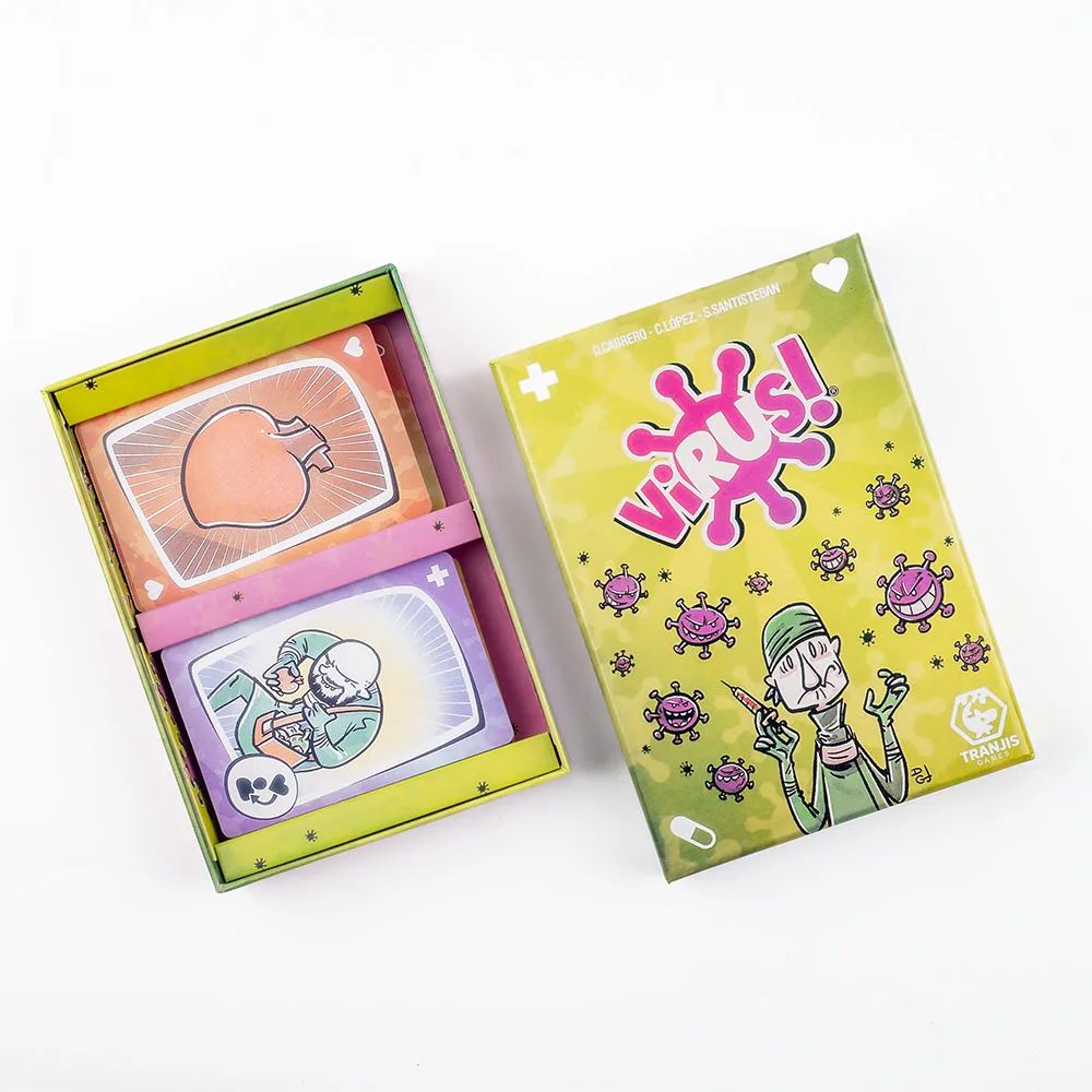 2026 وصول جديد فيروس مجلس بطاقة الألعاب النسخة الإسبانية الإنجليزية لعبة الحفلات للمتعة الألعاب العائلية الأكثر مبيعا
