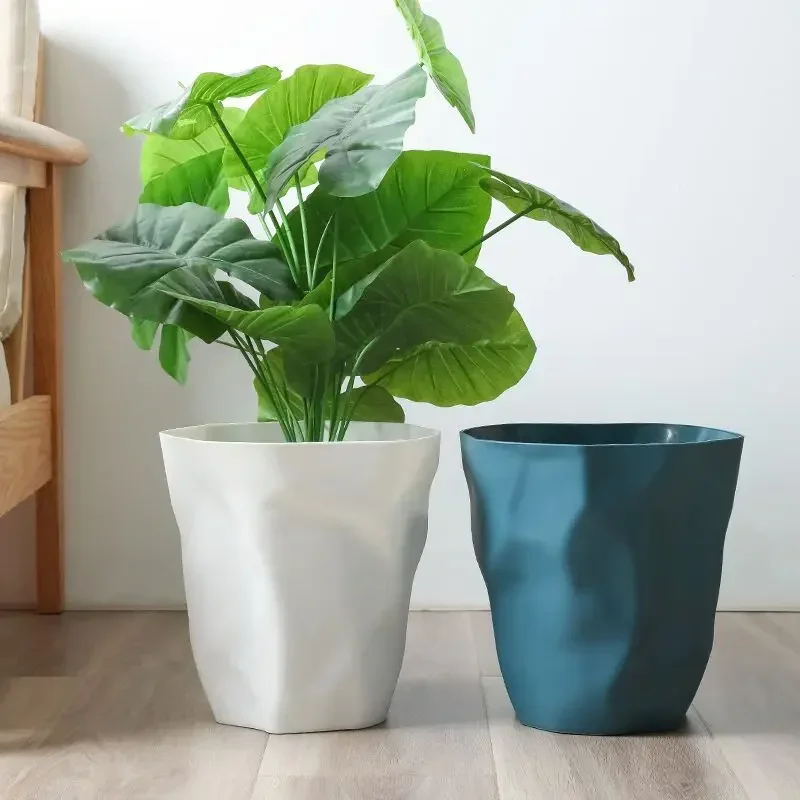 Cubo de basura Irregular creativo para baño, papelera de basura para el hogar, cubo de basura para cocina y baño