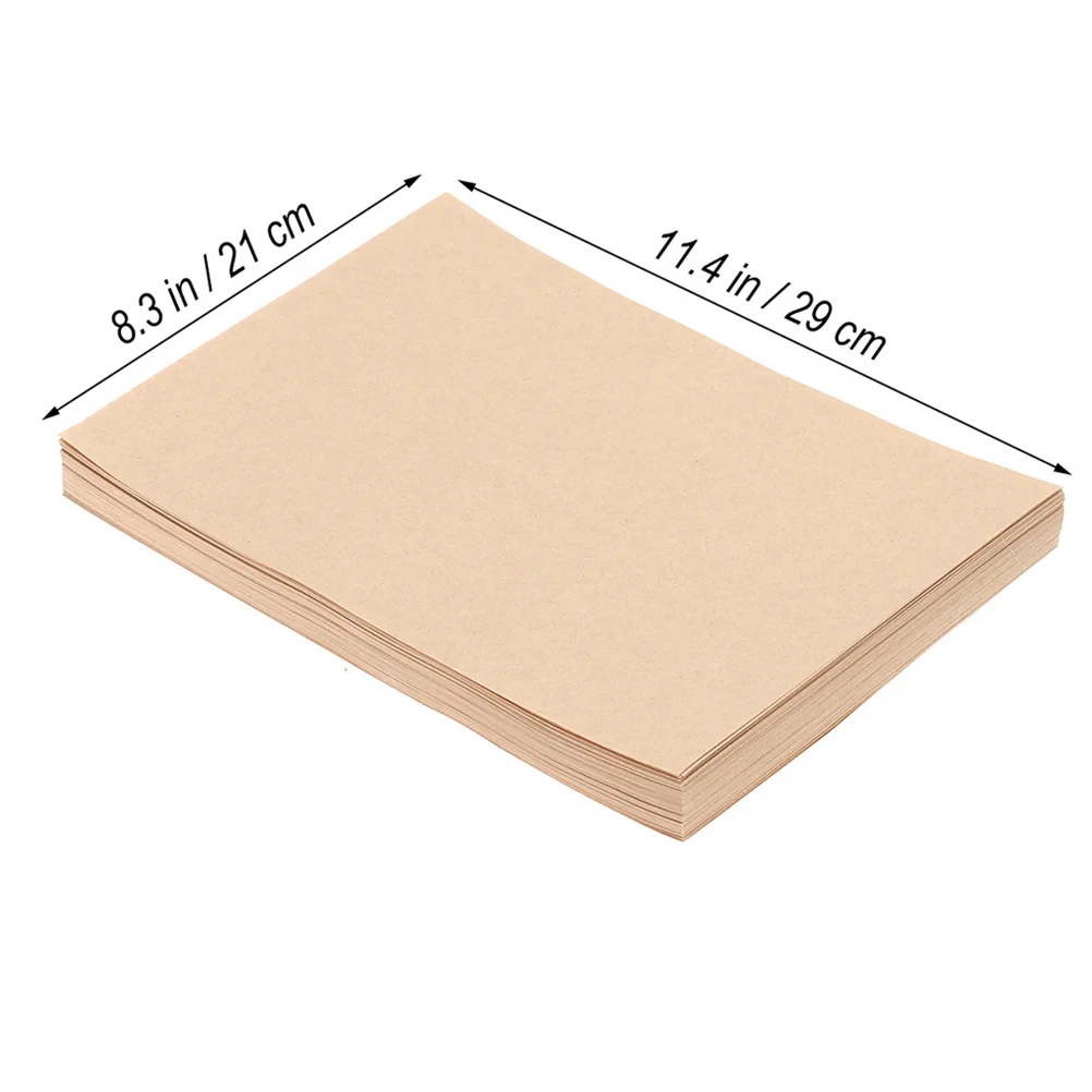 200Pcs Strong Heavy Duty Kraft Paper Durable Art Craft Paper for Drawing Painting Handmade DIY 's Student Use