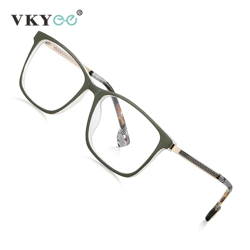 Imagen 2 del producto VICKY, gafas de protección contra luz azul para hombre con montura cuadrada geométrica Simple y personalizada a la moda, se pueden personalizar con prescripción LS202