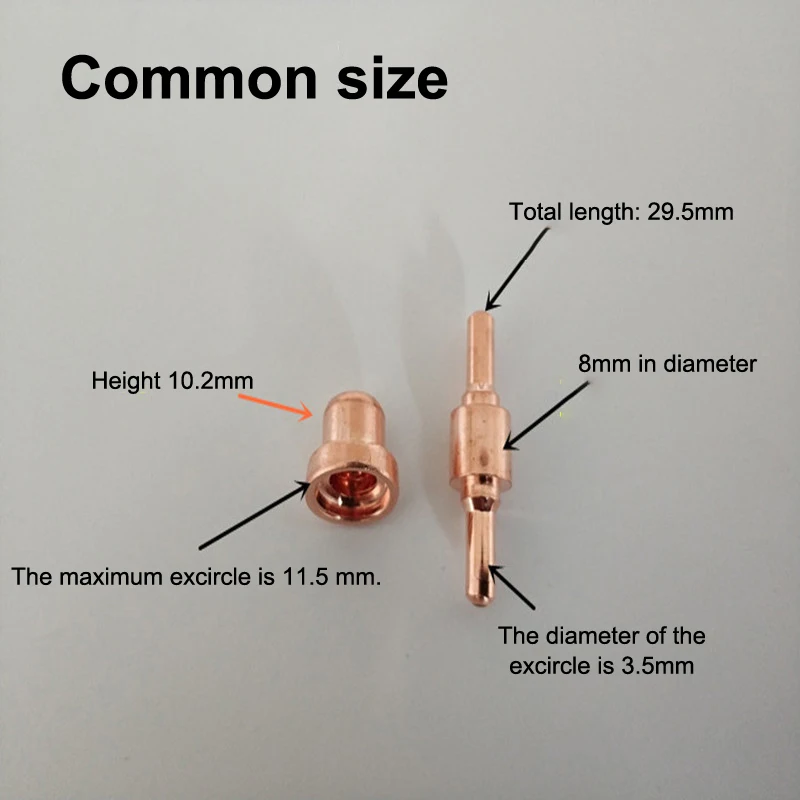 Kit de buse d'électrode de pointe de Machine de découpe Plasma, Machine de découpe de pointe, accessoires de soudage