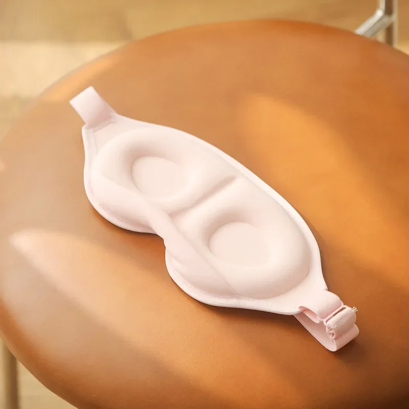 แคปซูลผ้าปิดตาพื้นที่ในการนอนหลับและบังแดดที่3D 3D ทำให้ผ้าปิดตาบรรเทาความเมื่อยล้าระบายอากาศได้โดยไม่ต้องใช้ความดัน