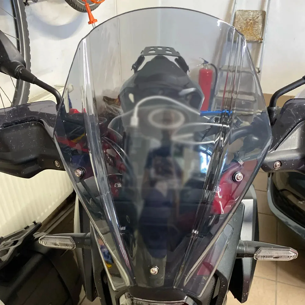 For Honda CB500 CB 500 Hornet 2024 2025 Motorcycle Touring Windshield Windscreen Screen Bubble Double Wind Deflector