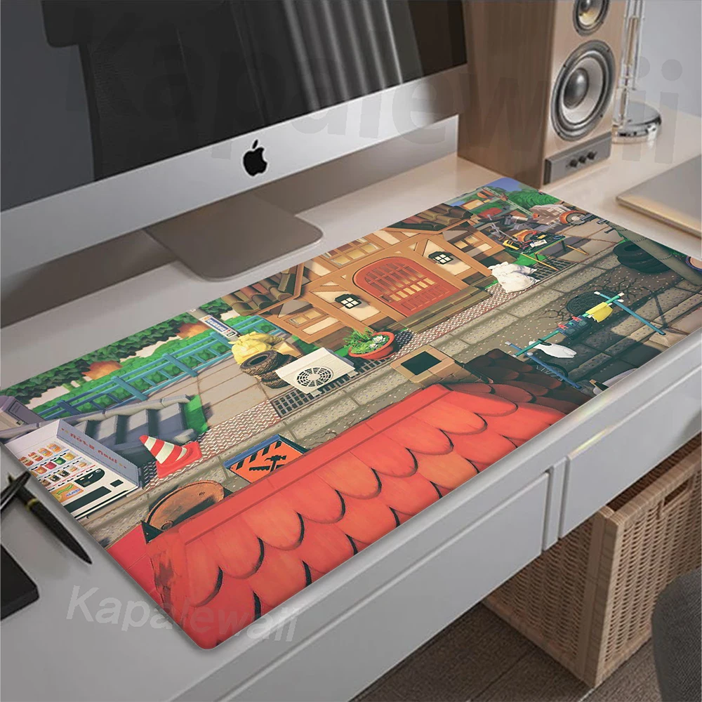 Tapis de souris de jeu Anime Kawaii, tapis de souris mignon, grand, polymères de bureau de dessin animé, accessoires de joueur PC, tapis de clavier média