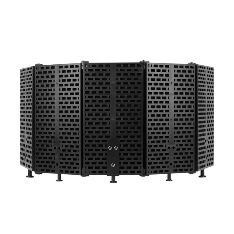 

ABKI-Microphone Isolation Shield Panel Reflection Filters For Studio Recording Suitable For Any Condenser Mic Five Doors