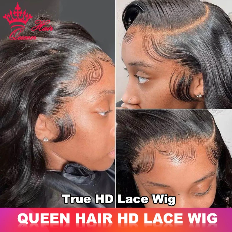 Queen Hair Body Wave True HD Lace 13x6 Lace Front Wig Brazilian Virgin Human Raw Hair For Woman Invisible Best Lace Frontal Wigs