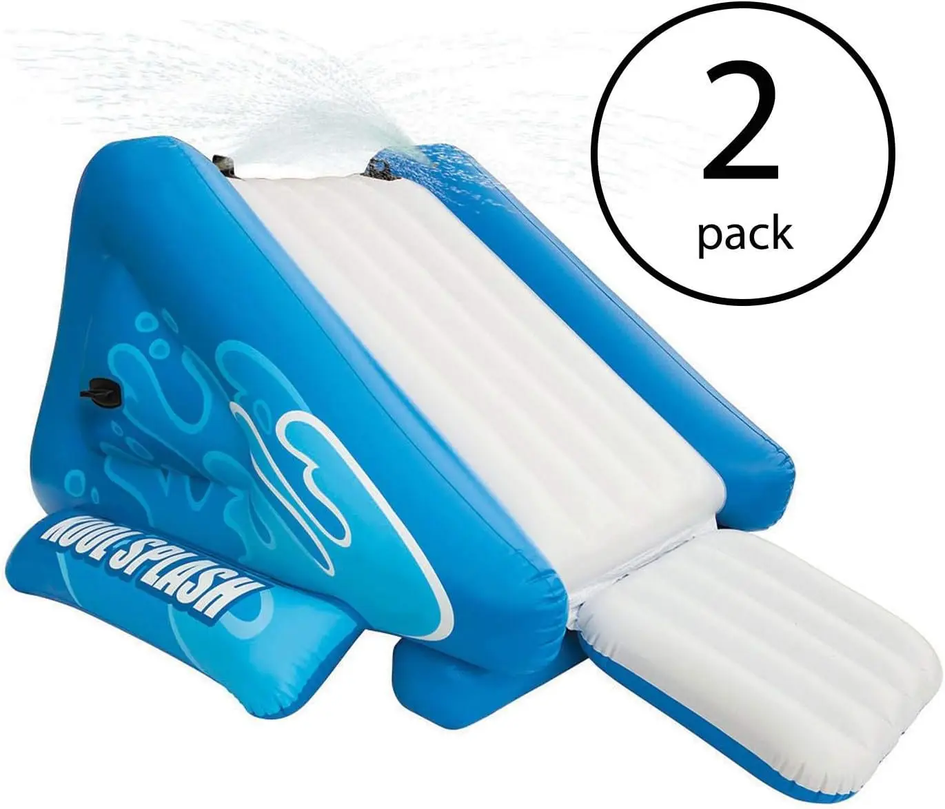 58849EP Kool Splash winylowa dmuchana zjeżdżalnia basenowa z wbudowanymi opryskiwaczami dla dzieci i dorośli w wieku 6 lat i