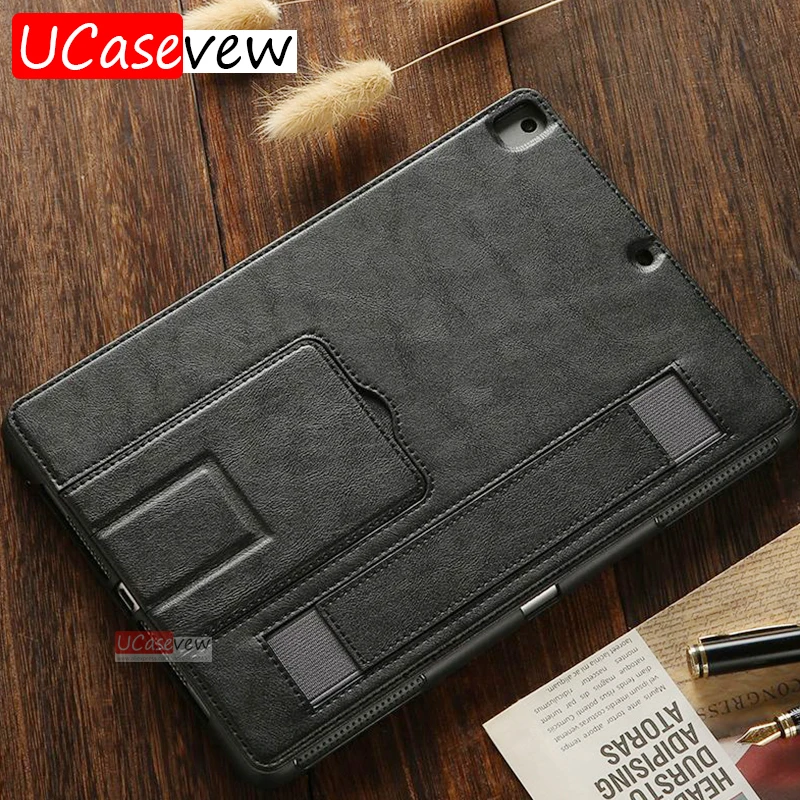 

Simple Solid Tablet Leather Case For Ipad 9th 8th 7th 10.2 Protector Cover For Ipad 10th Air 5 4 10.9 Mini 6 5 4 3 2 Stand Shell
