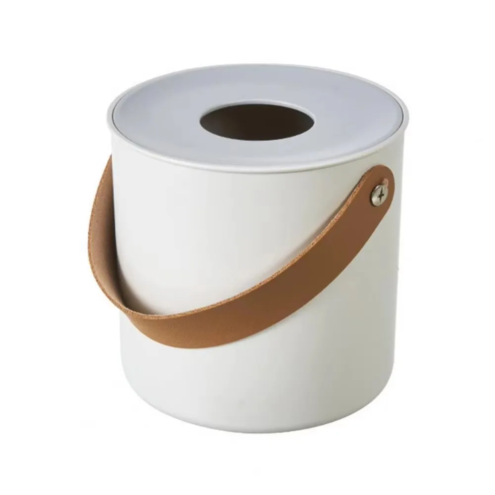 

Round/Square Portable Tissue Box Drop-resistant Dust-proof Round Napkin Holder Rounded Edge Wide Opening Facial Tissue Dispenser
