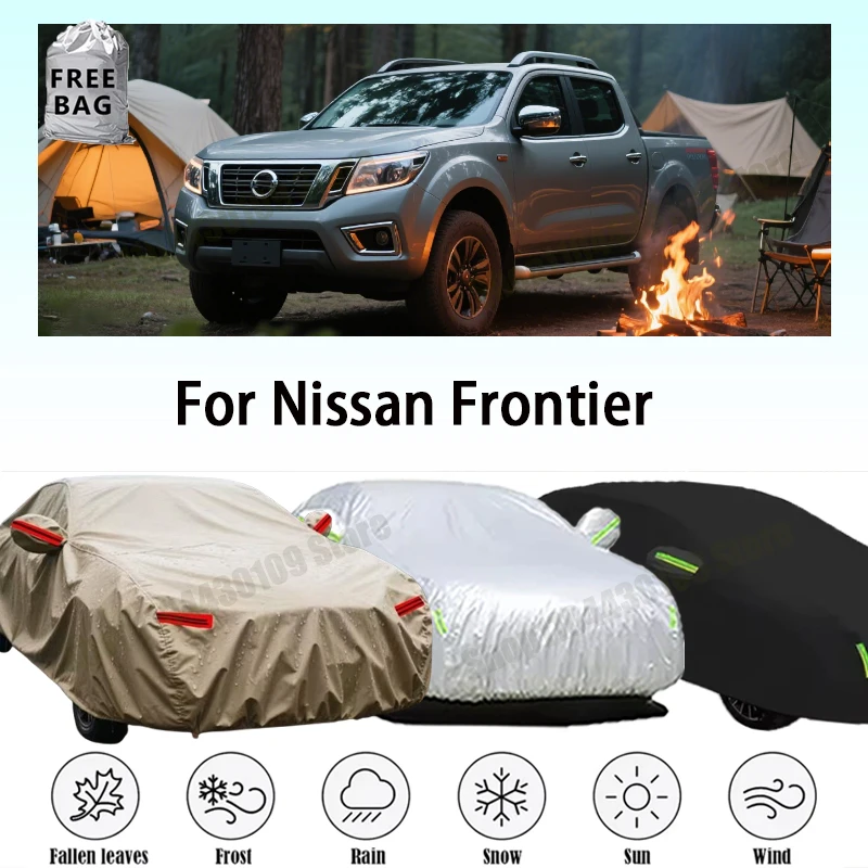 

Outdoor Full Body Cover Waterproof Dustproof Sunshie For Nissan Frontier NP300 Navara (D22) Pick-Up 1997-2004 (Except Long Bed)
