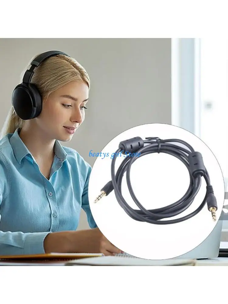 

C7AB 1.5M Cable Male to Male Cord 3.5mm Cable Stereo Cable Convenient Cable