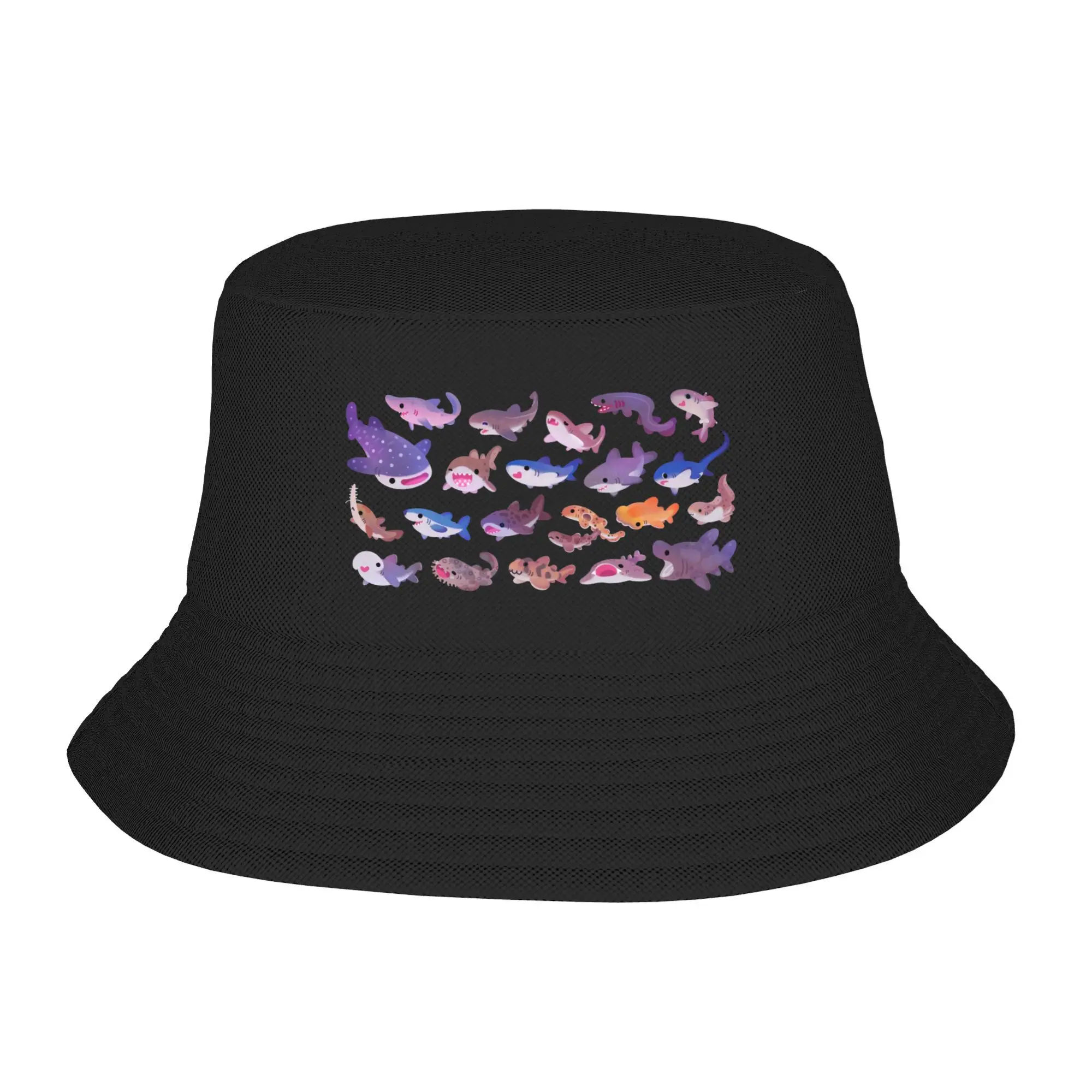 

Shark day Bucket Hat Panama Bob Hats Outdoor Cool Reversible For Summer Beach Fishing Unisex Fisherman Caps