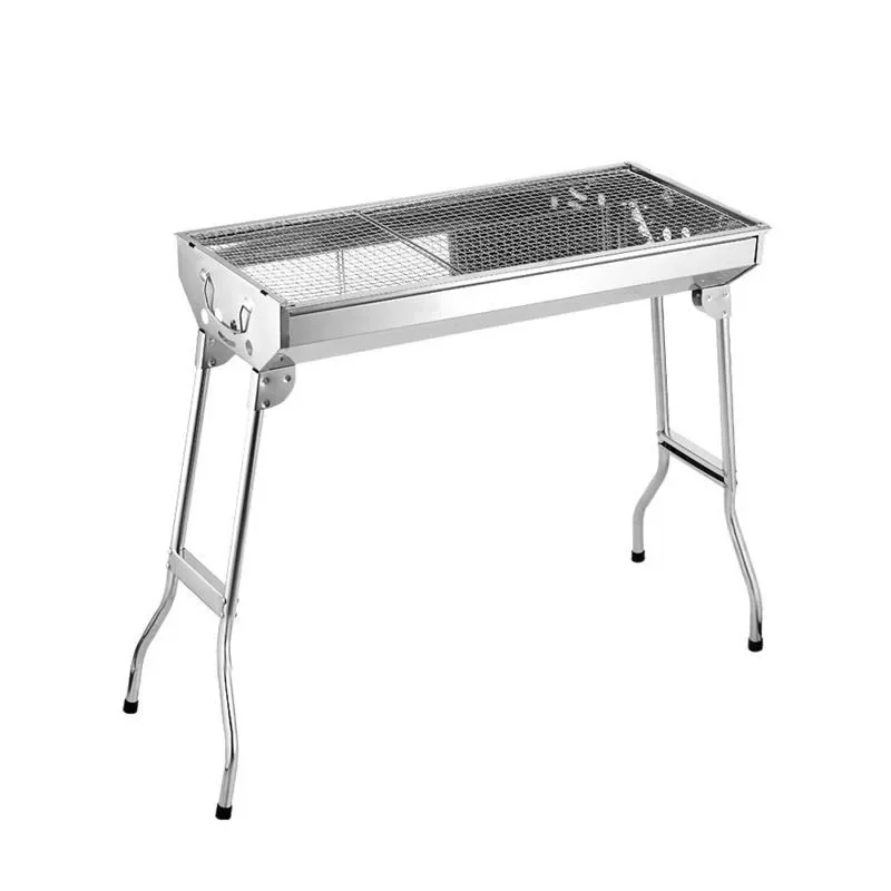 

Stainless steel grill, outdoor portable grill, charcoal home garden carbon grill