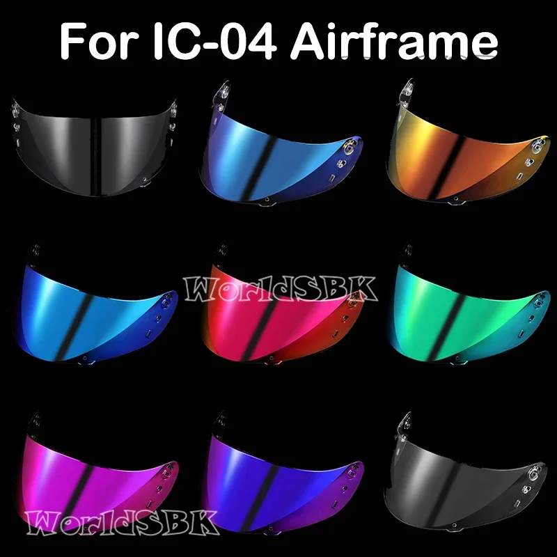 Optics Shield ICON IC-04 Airframe Pro Airmada Airform Motorbike Helmet Full Face Helmet Visor Lens Motorcycle Accessories Cascos