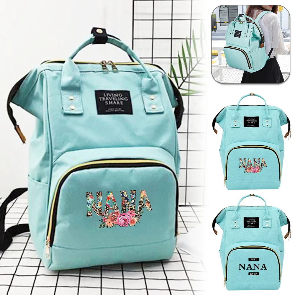 

Mummy Bag Infant Products Milk Bottle Organizer Light Weight Nana Series with Compartments High Quality Mommy Diaper Backpack