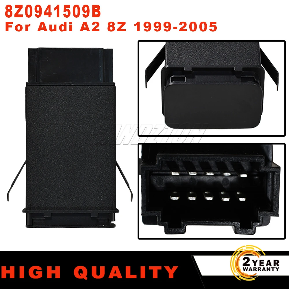 

8Z0941509B New 1Pc For Audi A2 8Z 1999-2005 Car Hazard warning light flasher indicator relay Turn Signal Switch Car Accessories