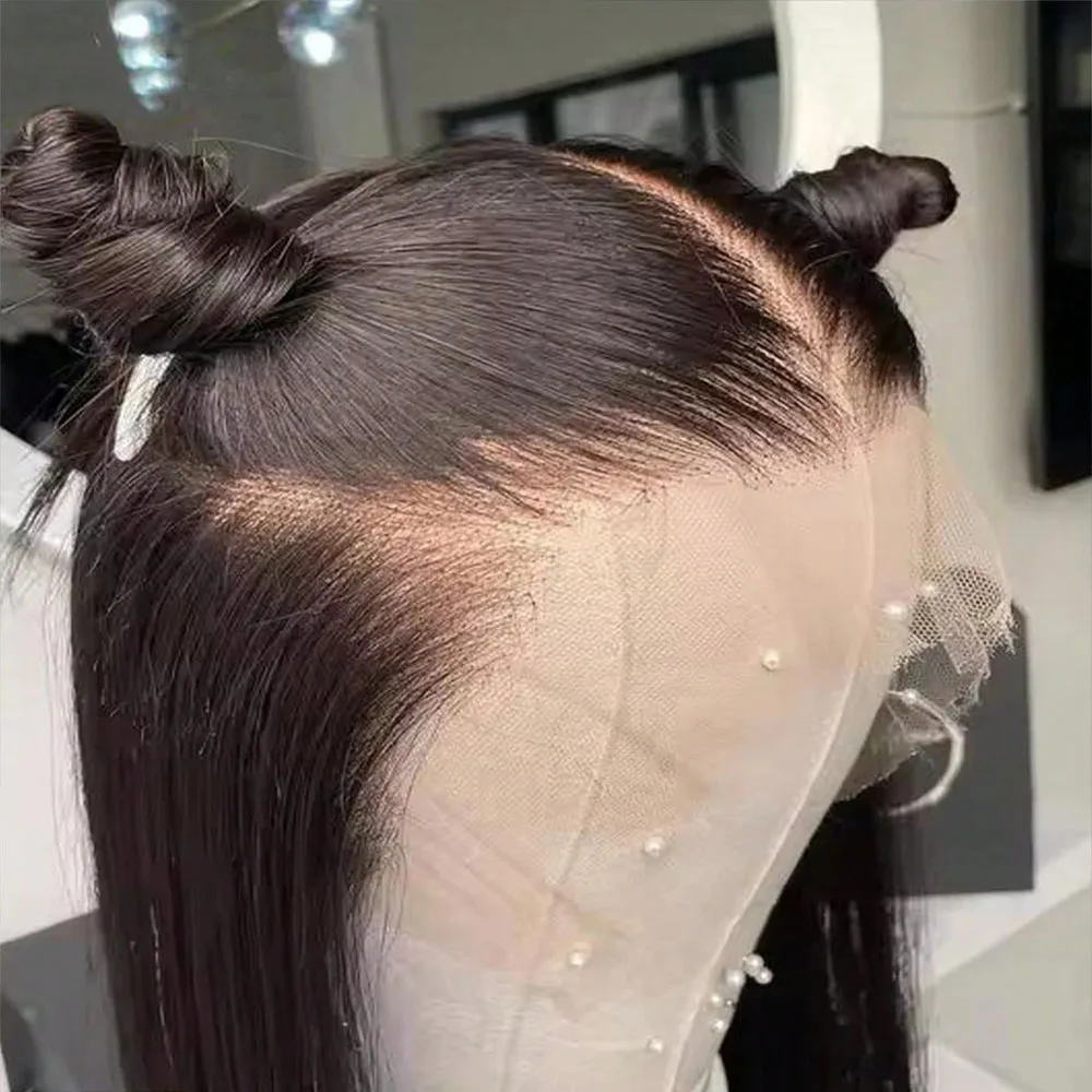

250 Density Wear And Go 5x5 Glueless Wigs Straight Transparent Lace Front Wigs For Women Hidden Strap Straight 13x4 13x6 Lace Frontal Wigs Human Hair Pre Plucked Natural Hairline