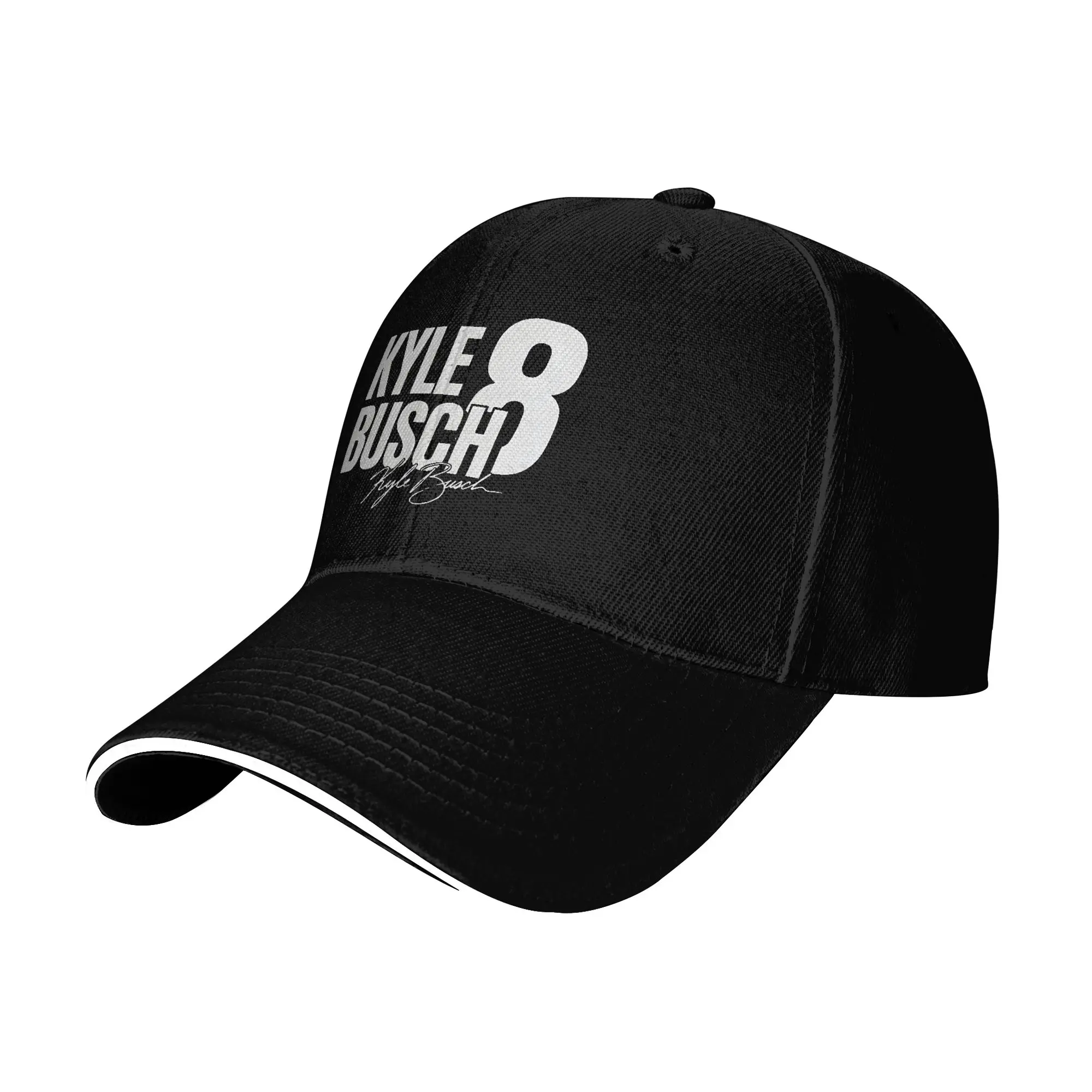 Kyle Busch American Professional Racing Driver Sun Baseball Cap  Summer Stylish Trucker Hat For Couple Tennis Skate Snapback Cap