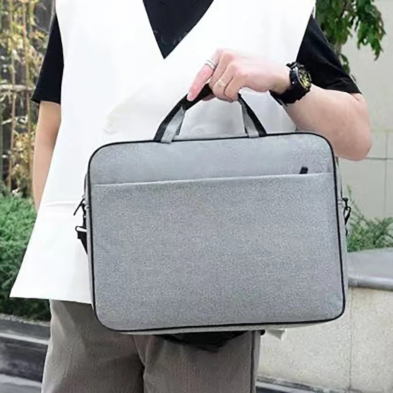 

15.6 17 inch Laptop Crossbody Bag Large Capacity Business Document Single Shoulder Bag Casual Briefcase Bag Men's Sling Backpack