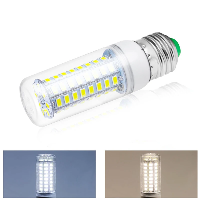 E27 LED Corn Super Bright Light Bulb 72 LED SMD 5730 Light Bulb 220V Fixture Home Chandelier Candle Light Bulb