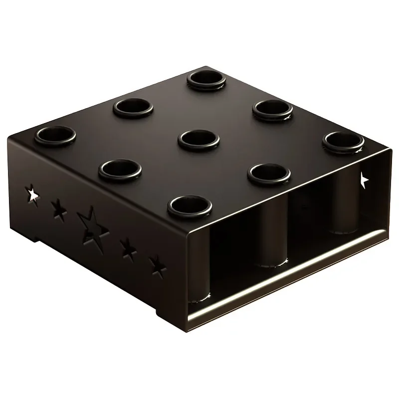 

Barbell Bar Storage Rack 9-hole Austrian Bar Rack Gym Large Hole Barbell Bar Storage