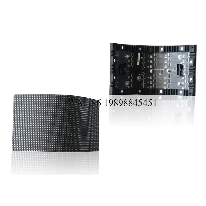 WMWMNU P2.5 Flexible LED Display Module Indoor Digital Signage Screen RGB Video Wall Panel for Creative Showcase