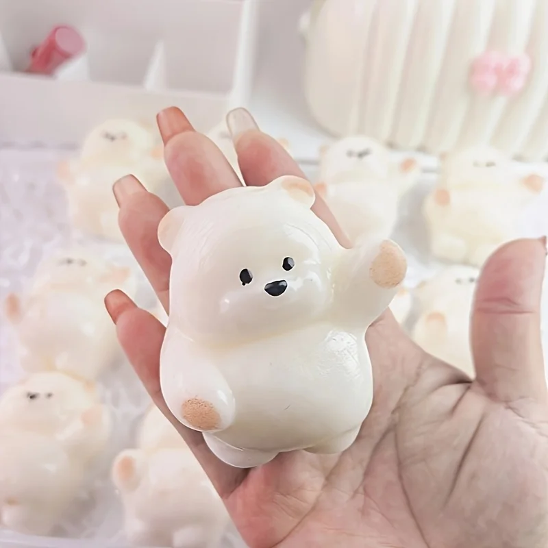 Cute White Dog Relax Squeeze Toy