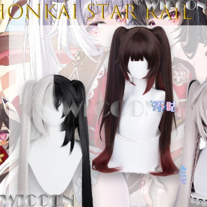 

В наличии: Парик для косплея Спарксии из Honkai Star Rail, реквизит для Хэллоуина, женский парик для вечеринок, Спарксиконд, официальный, Лолита, Надасид, Карнавал