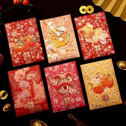 36pcs New Year's New Red Envelope Bag Creative Chinese Style Short Spring Festival Bag Medium Red Envelope